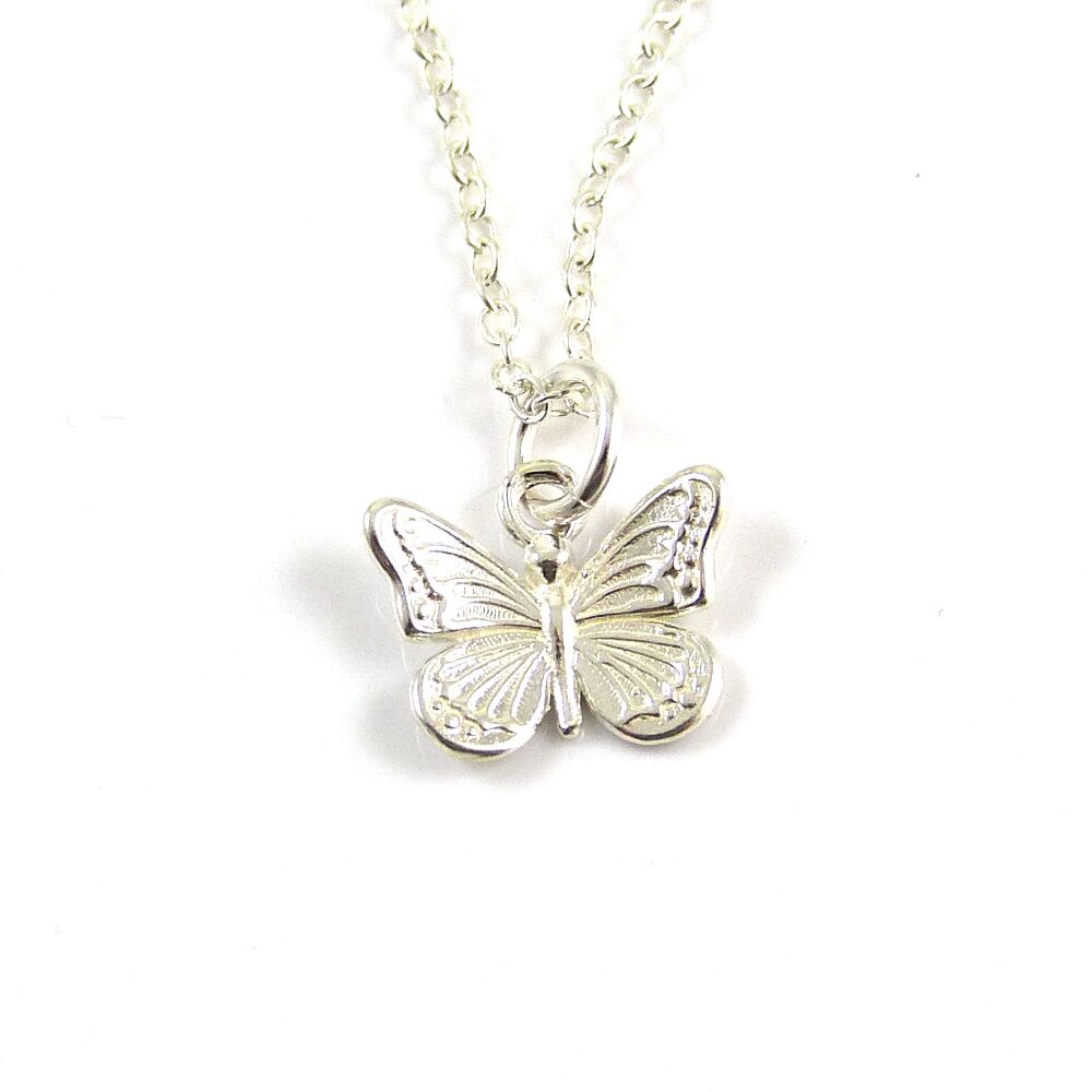 Sterling Silver Butterfly Necklace