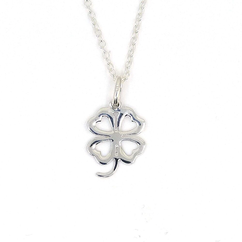 Sterling Silver Clover Necklace
