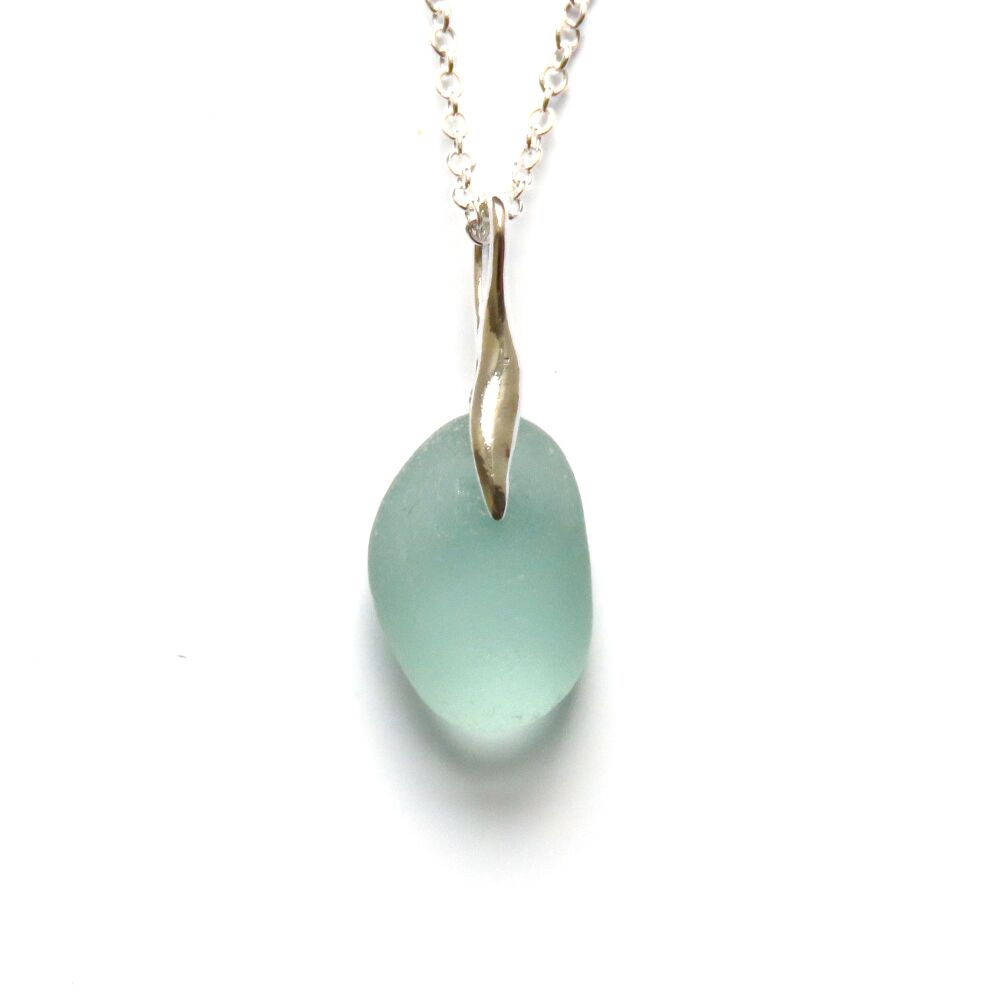 Design Your Own Personalised Wavy Sea Glass Necklace