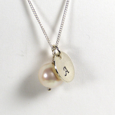 the strandline stunning freshwater pearl and silver charm