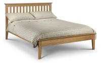 Salerno 4ft6 Shaker Bed - Solid Oak