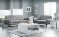 Monza 2 Seater Sofa - Grey Linen