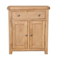 Monmouth Country Oak 2 Door Hall Cabinet
