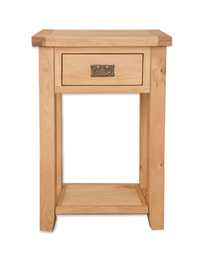 Monmouth Natural Oak 1 Drawer Console Table