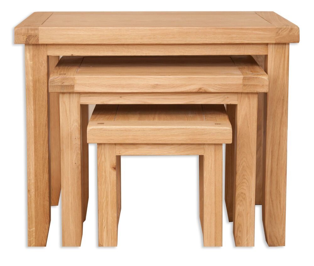 Monmouth Natural Oak Nest of Tables