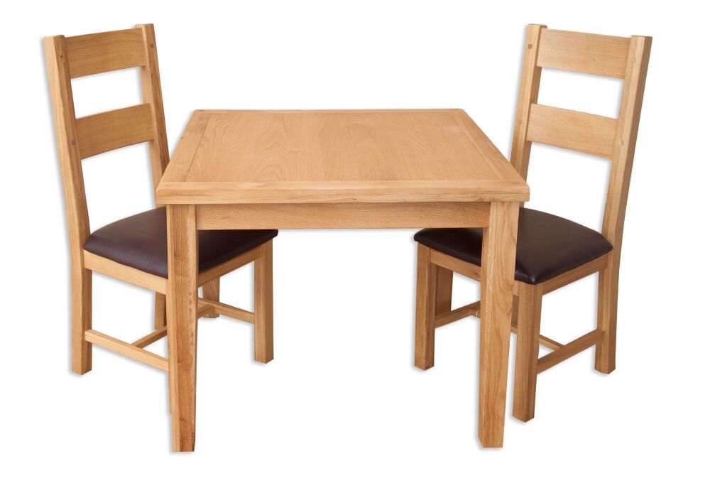 Monmouth Natural Oak Table & 2 Chairs