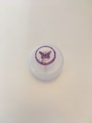 Bonfanti Buttons Glitter Butterfly Design. 12.5mm