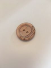 Round Natural Wood Buttons. W2 20mm