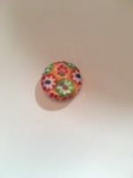 Funky Floral Buttons. 15mm