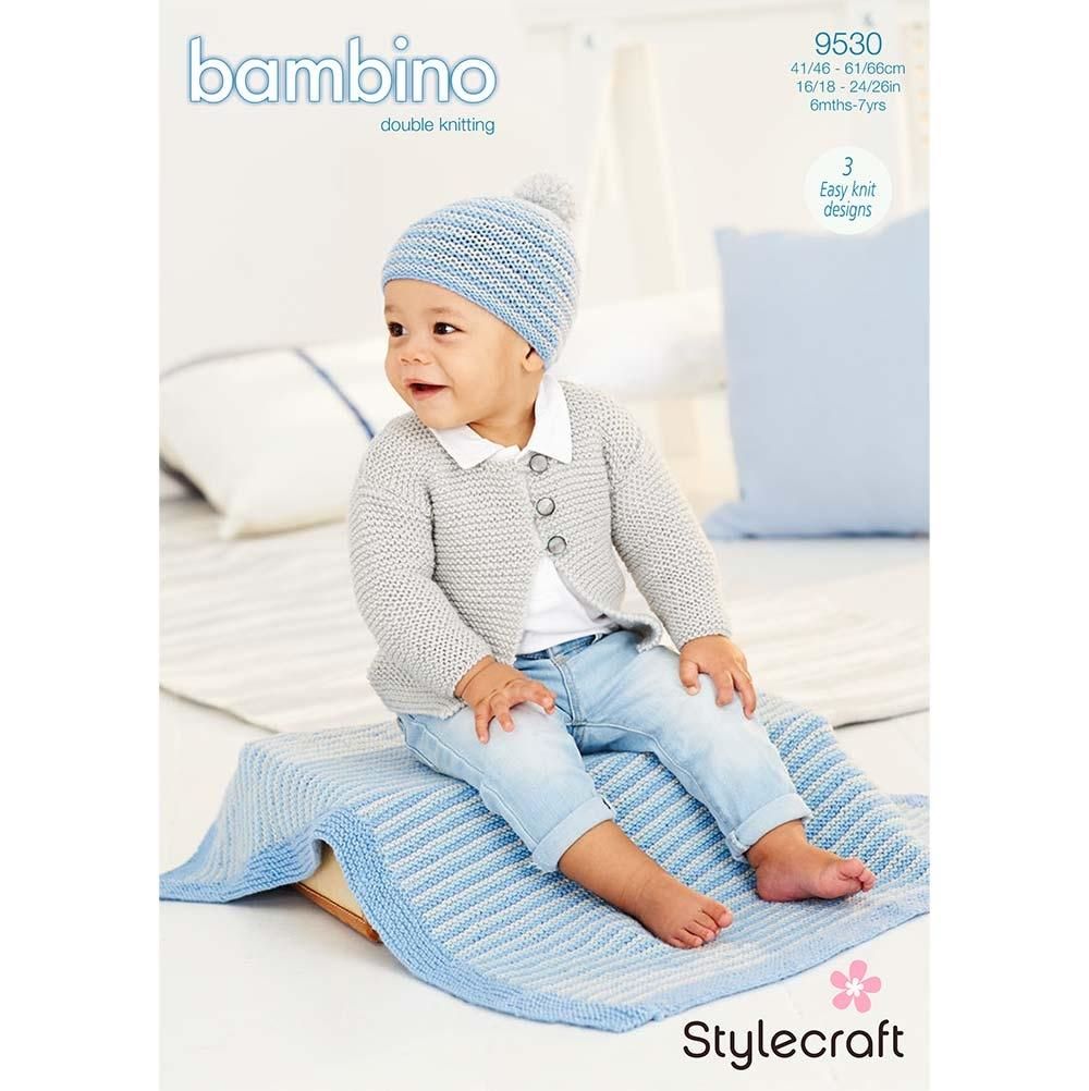 SC9530 Cardigan, Hat and Blanket