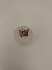Wooden Butterfly Button