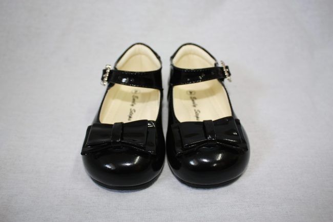 Early Steps Black Bow Shoes