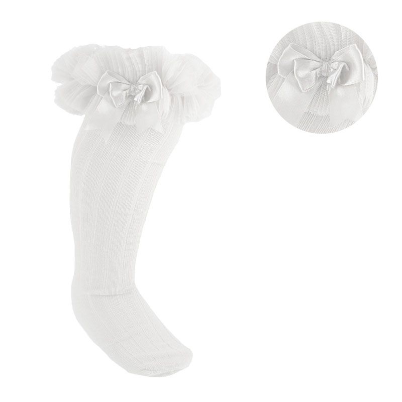 Soft Touch Infants Frilly Knee Socks. Tutu Style.