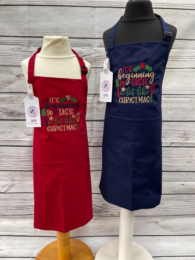 It's beginning to taste a lot like Christmas Apron.