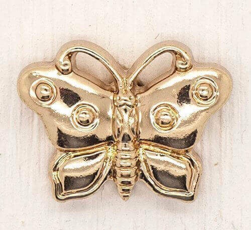 Metallic Butterfly Design. B490