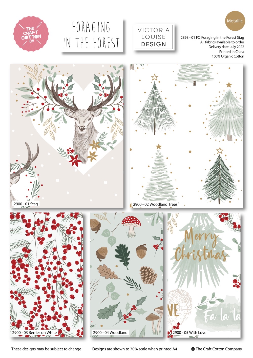 Foraging in the Forest-Fat Quarters-2898