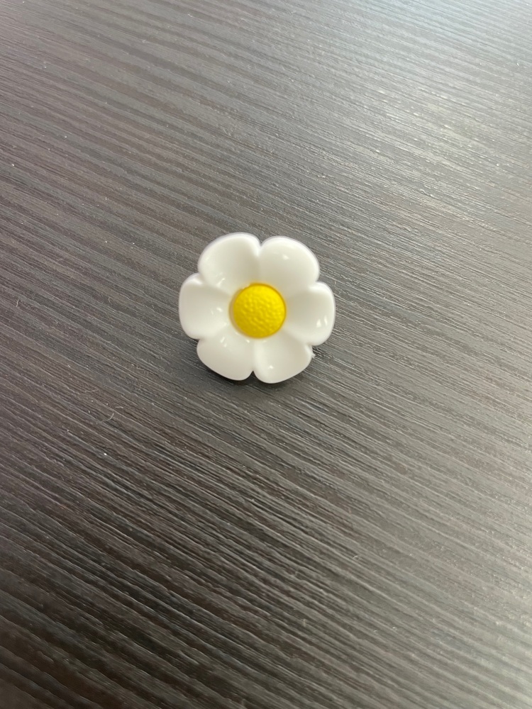 White Daisy Button
