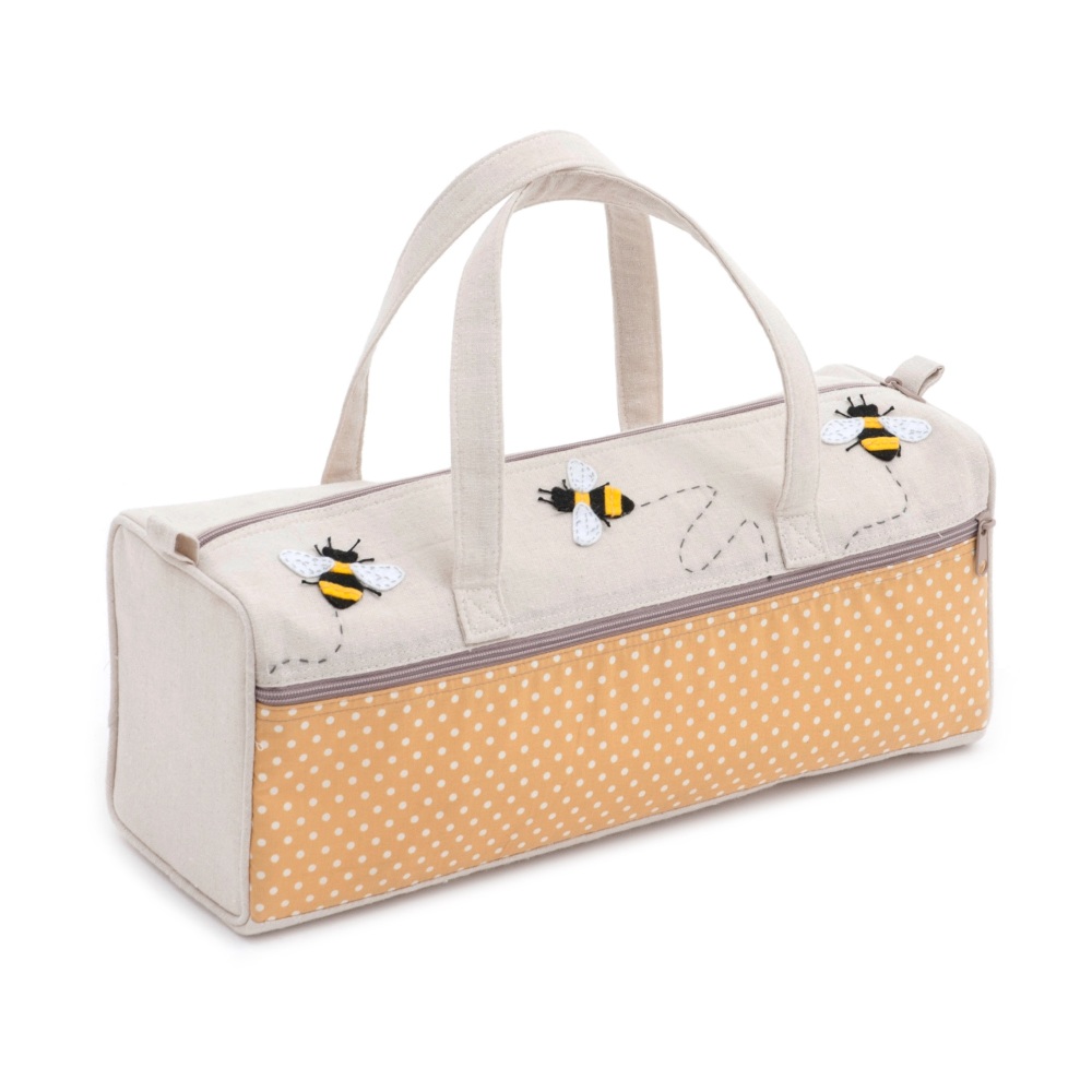 Applique Bee Knitting Bag 