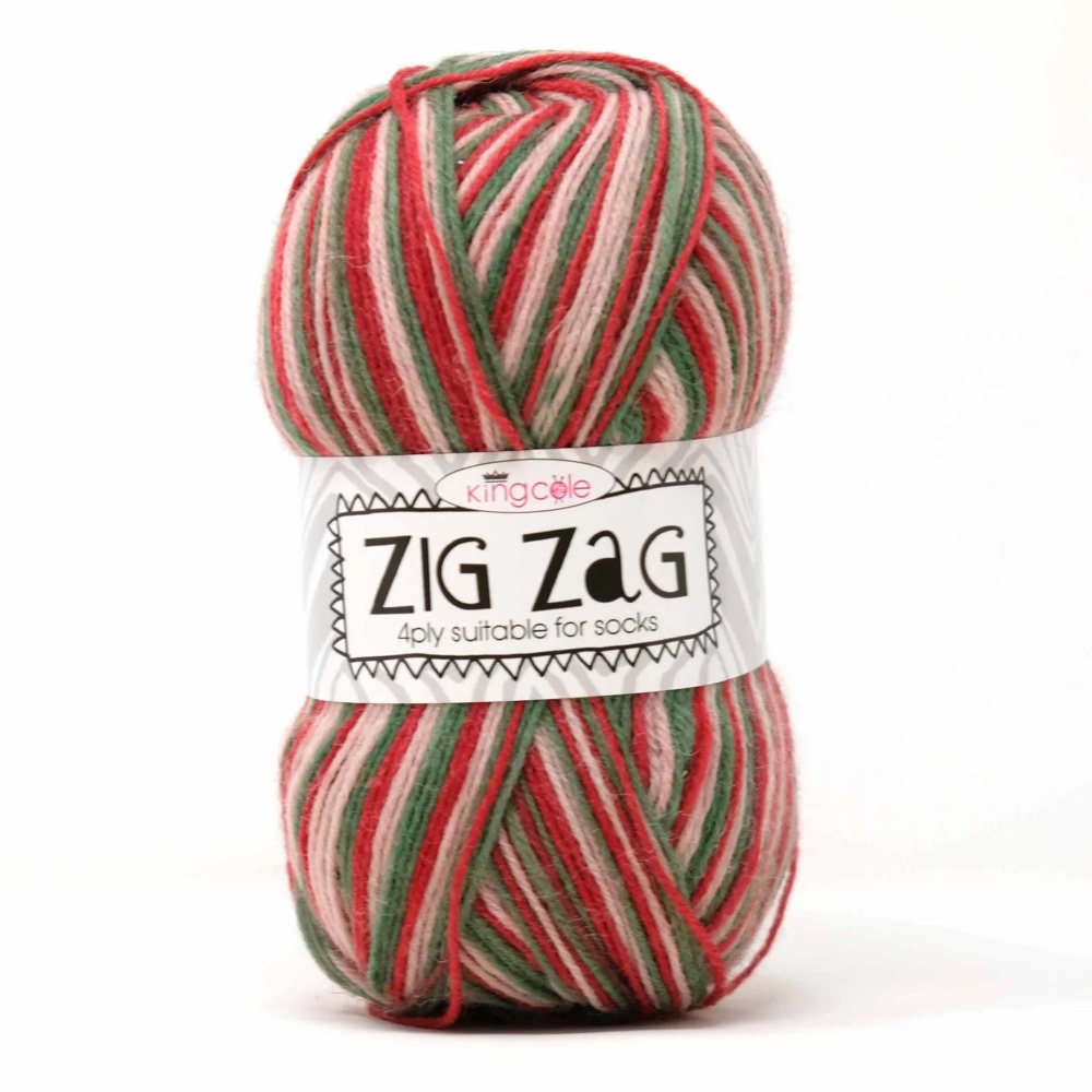 Zig Zag 4ply- Christmas