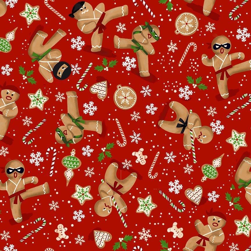Gingerbread Ninjas (Holiday-Red) CD1878