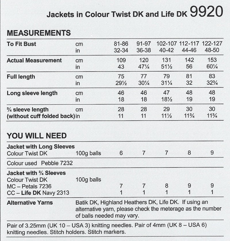 Stylecraft-9920-Instructions