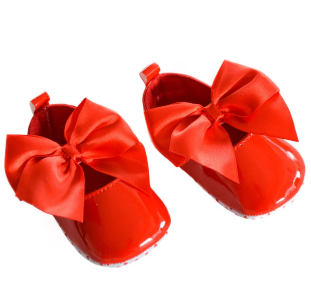 **SALE** Soft Touch Red Bow shoes