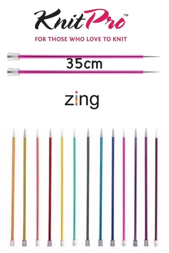 Knit Pro Zing Single Point Knitting Needles