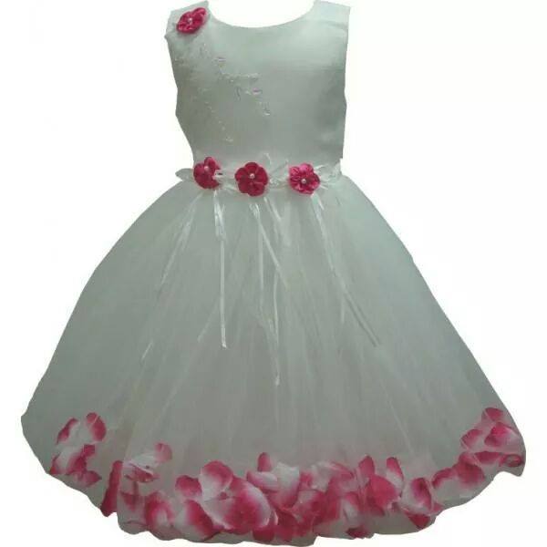 Frozen Rose Petal Design Dress. Style 0003