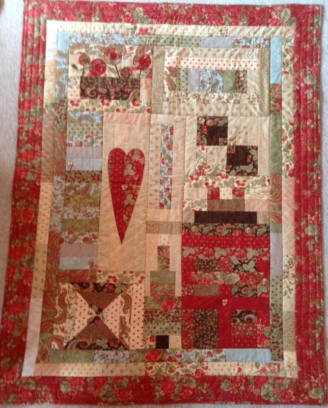 heart and home quilt