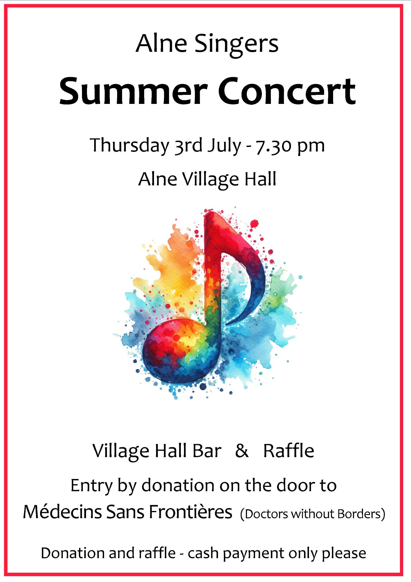 2025.07.03 Alne Singers Summer 25 Amended