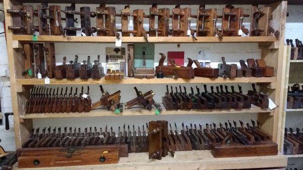 Selection wooden moulding and plow planes