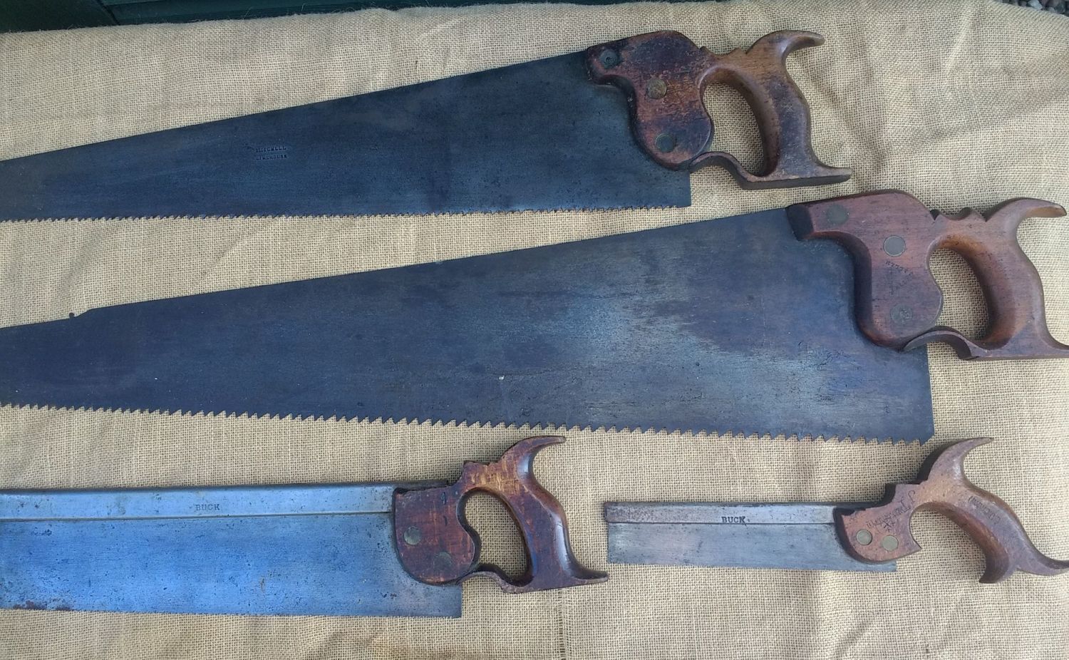 Some 19th century English saws from barn find. Old Tool Mart's latest news and