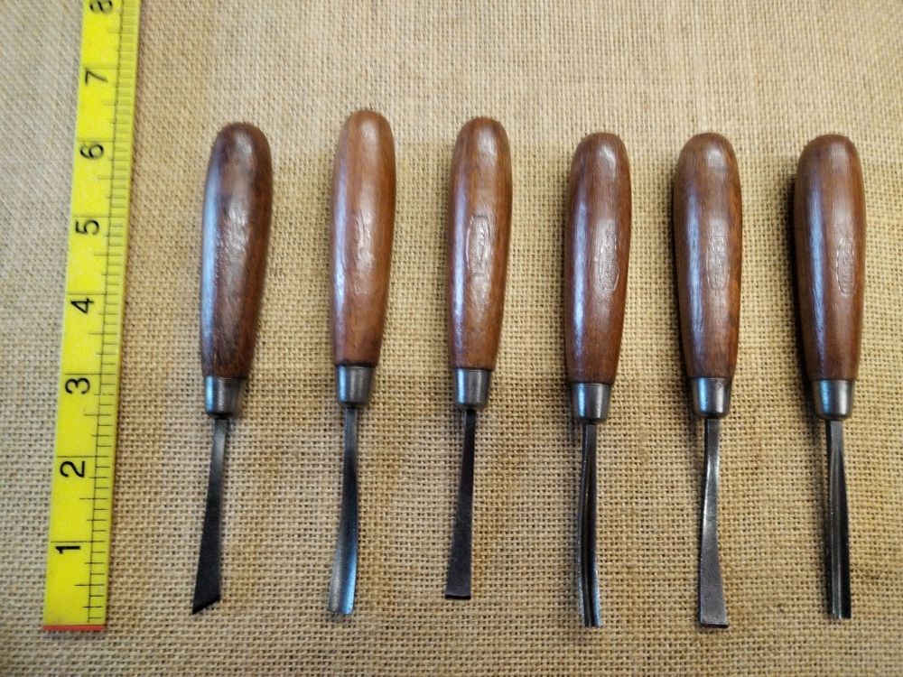 Carving chisel - Marples set of 6