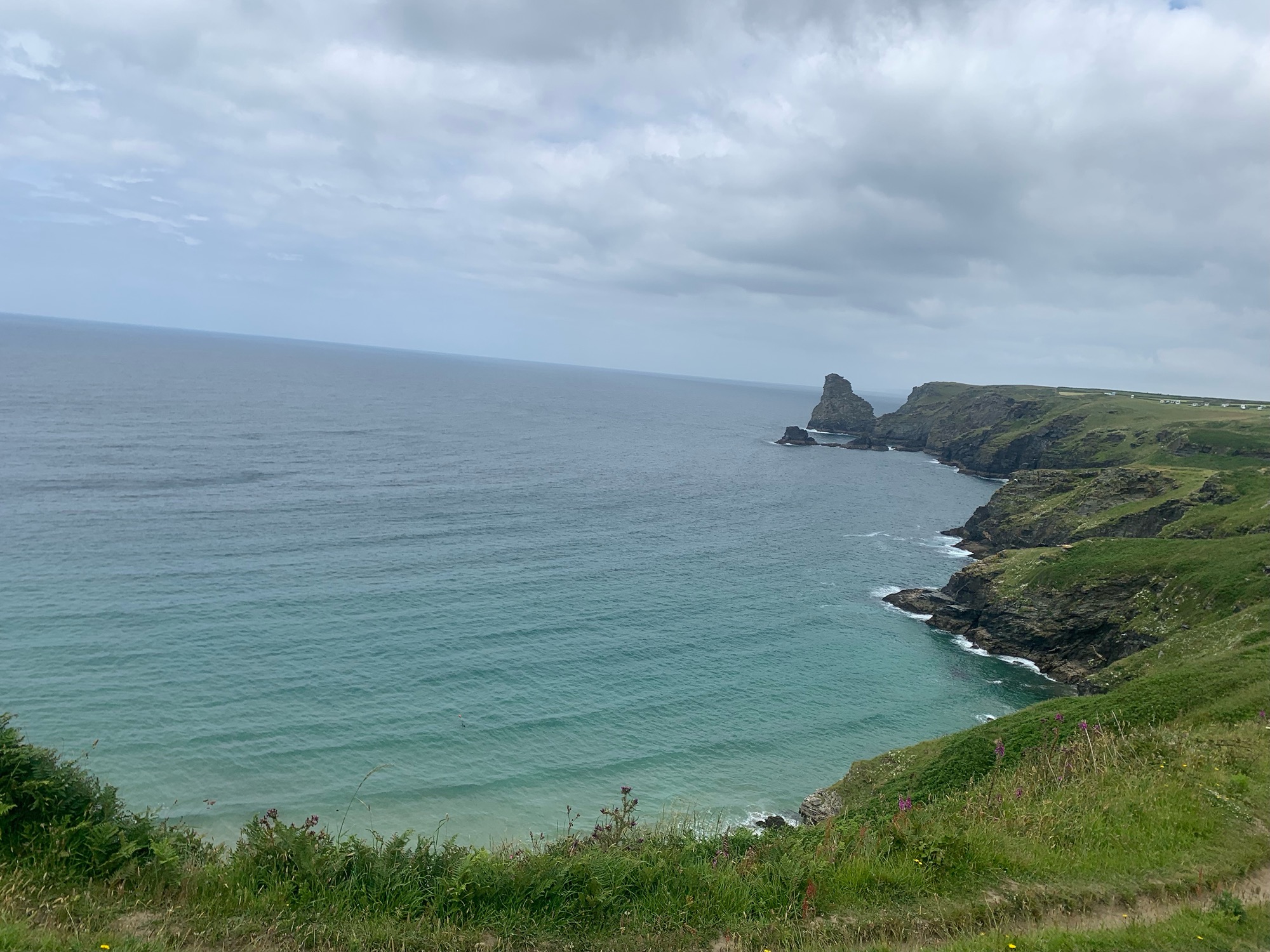 Cliff views towards Boscastle