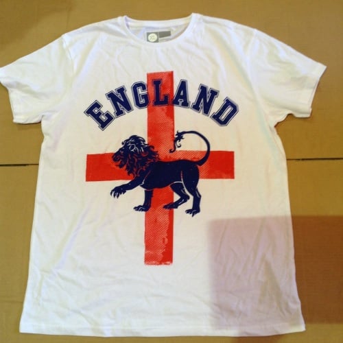 New Product 12 mens x store white england t shirts just £1.50 each