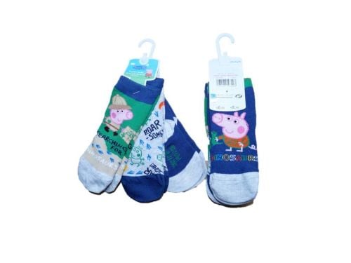 3 Packs of 3 Pairs George Pig Socks £1.50 a Pack of 3 One Size