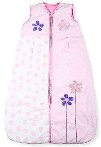 12 Baby Cotton Mr Sandman Sleeping Bags 2.5 TOG Pink Flower & Polka ...
