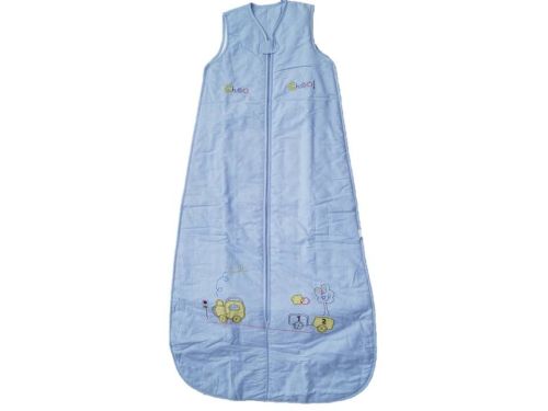 10 Choo Choo Cotton Chambrey Sleeping Bags 0.5 TOG Age 6-18 Months
