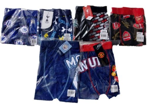 20 Men's Football Single Packed Boxers