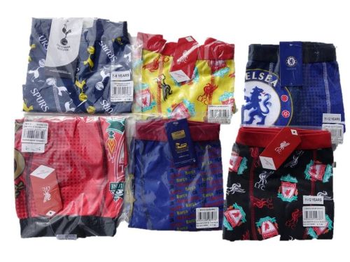 10 boy's ex store single pack football team boxers