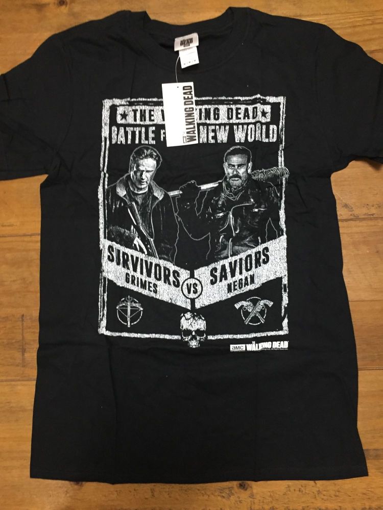 New Product 20 walking dead t shirts just £1.75 each size medium