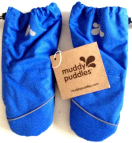 10 Baby Blue Ski Mittens by Muddy Puddles