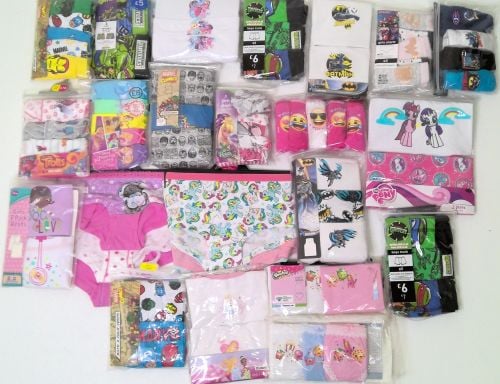 20 boys/girls assorted character 3 pack vests just £1.25 each
