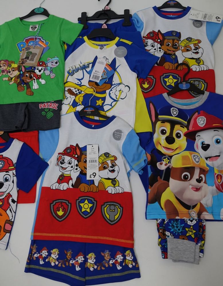 New Product 42 mixed girls and boys paw patrol pyjamas x store just £3.00 e