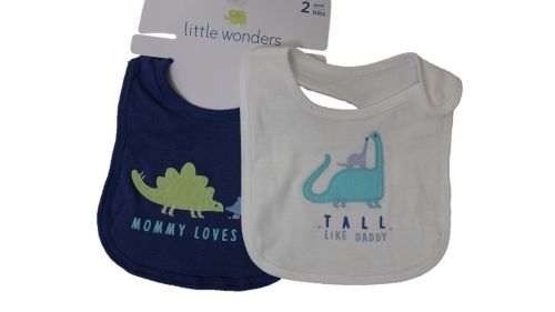 10 little wonders store babies 2 pack bibs just £1.30 each pack