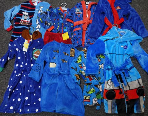 New Product 14 boys fleece onsies bath robes just £4.00 each