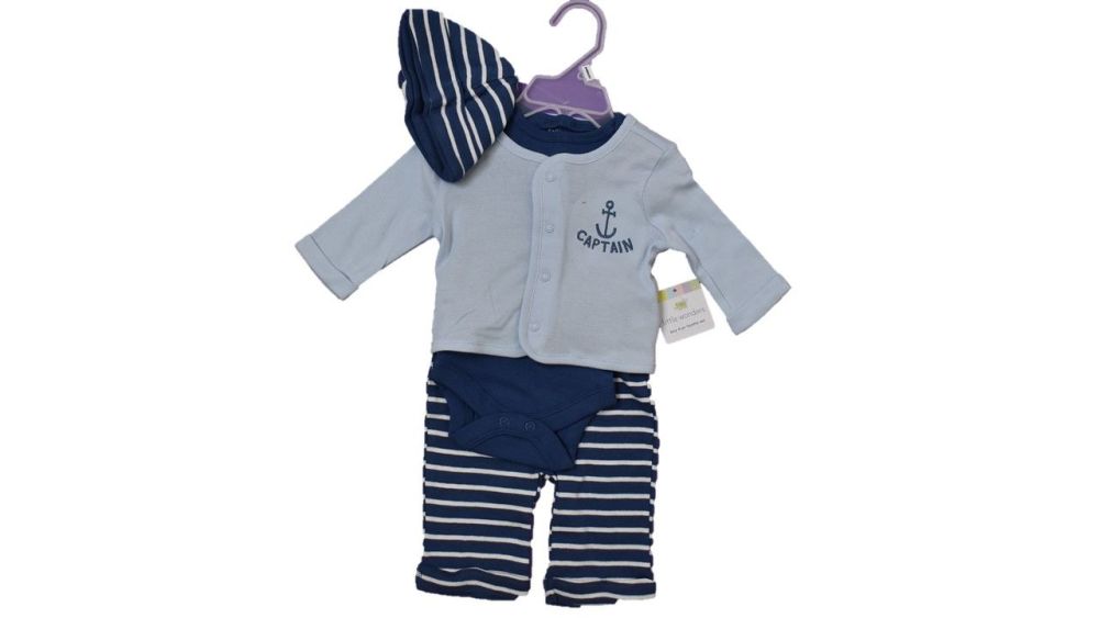 8 little wonders baby 4 piece sets hat body, vest, jacket and leggings . 2SY7615.ONLY £2.50