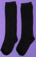 100 Pairs Boys/Girls Back to School BLACK Knee High Sock Size 9-12, 12-3 & 4-6 only 20p