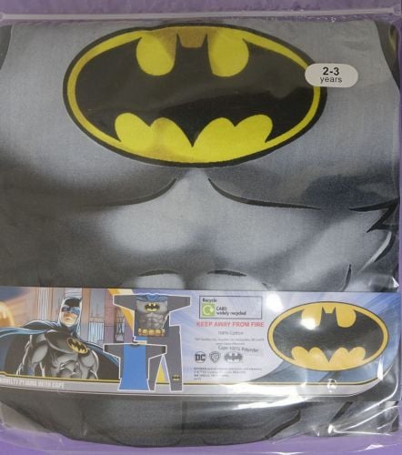 New Product 12 boys batman dressing up pyjamas novelty just £2.95 each size