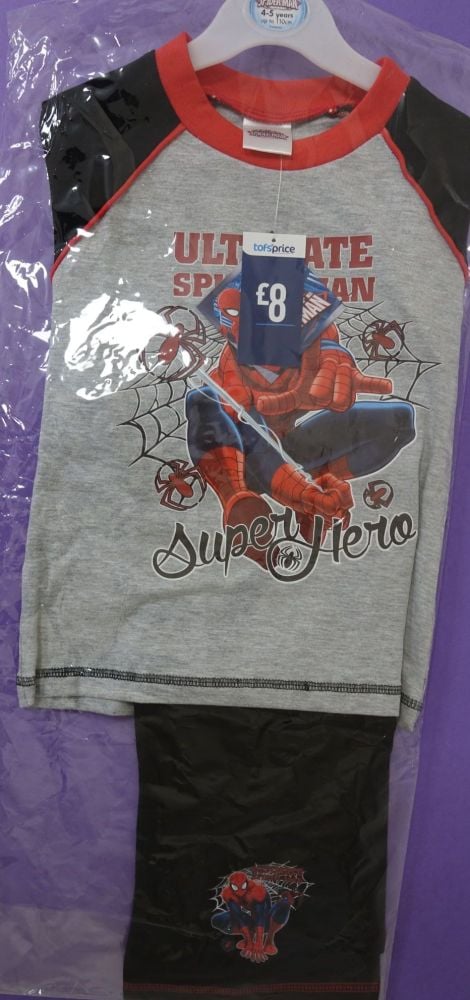 New Product 14 spiderman pyjamas assorted sizes just £2.50 each